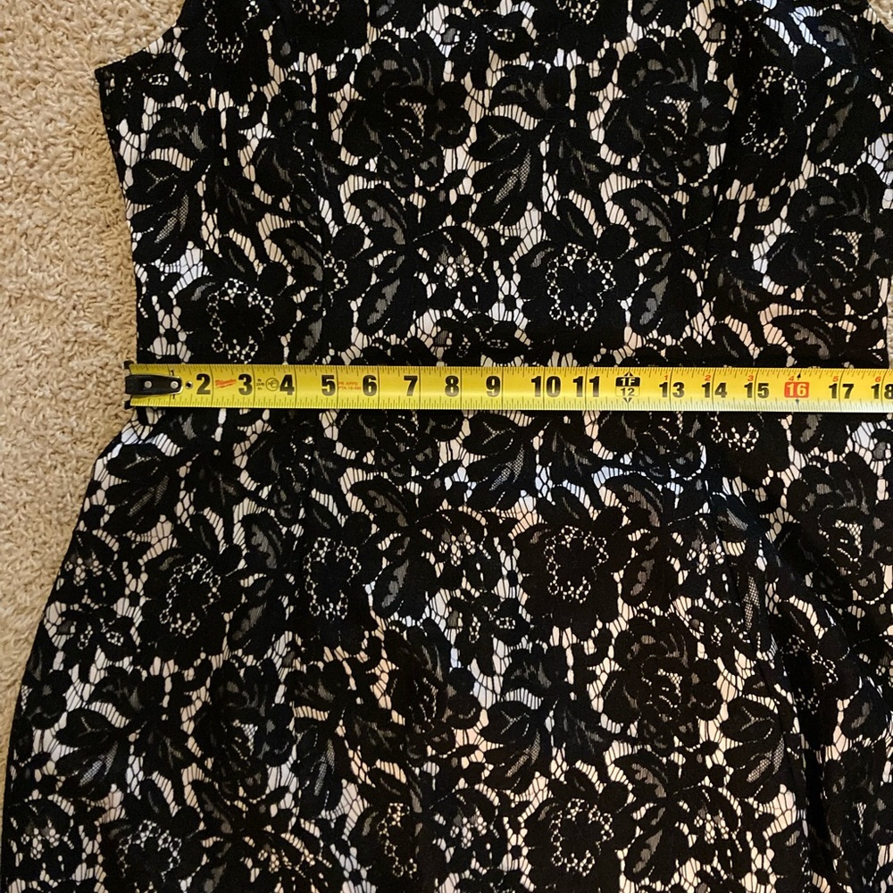 NWT: Donna Ricco black lace sleeveless dress, size 14 - Picture 11 of 12